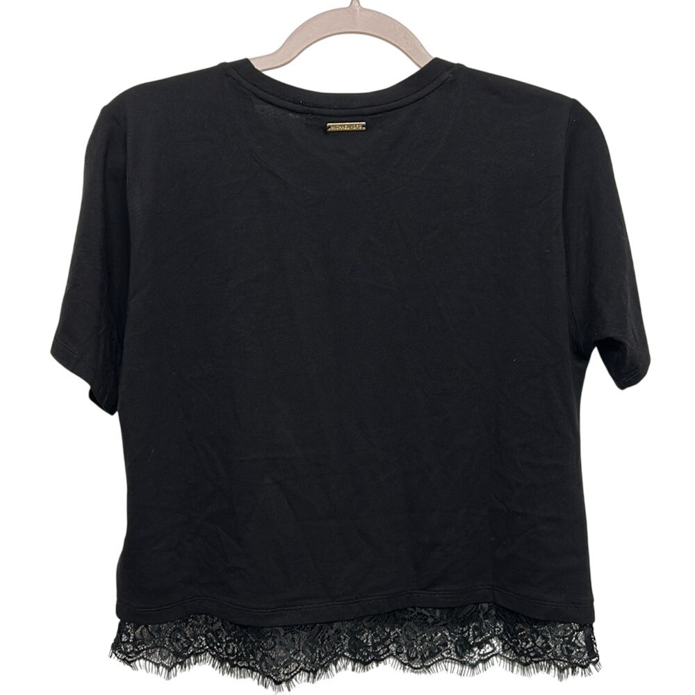 Michael  Michael Kors women's crop top short tee - Picture 2 of 6